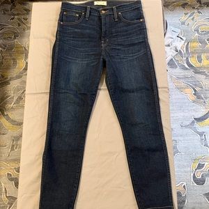 Madewell 10” High Rise Skinny Jeans - sz 28